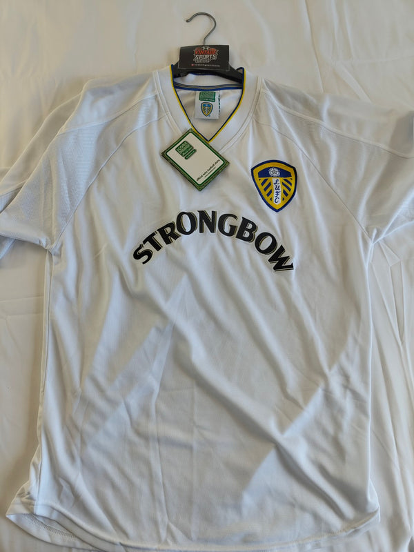 NEW Leeds United FC Official Retro Home Football shirt 2000-2002 (M)