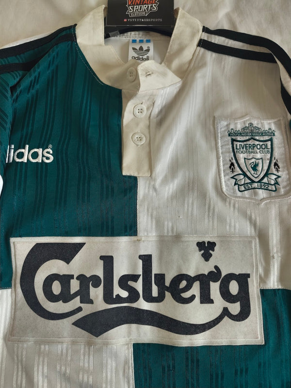 Liverpool FC Away Football Shirt 1995-1996 (L)