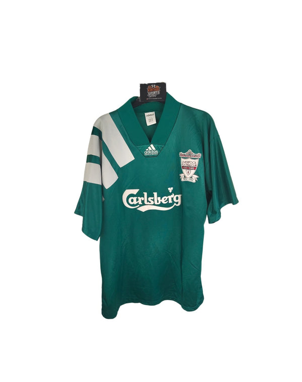 Liverpool FC Centenary Away Football Shirt 1992-1993 (L) 9