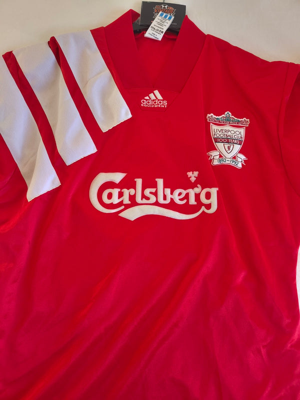 Liverpool FC Centenary Home Football Shirt 1992-1993 (L) 7