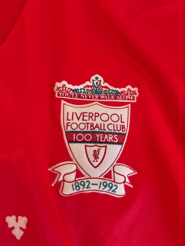 Liverpool FC Centenary Home Football Shirt 1992-1993 (L) 7
