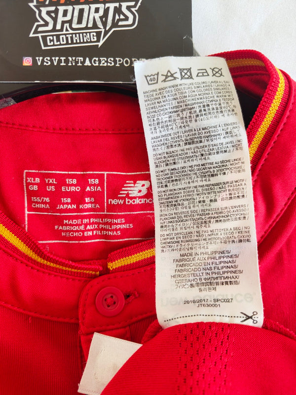 Liverpool FC Home Football Shirt 2016-2017 (Youths)