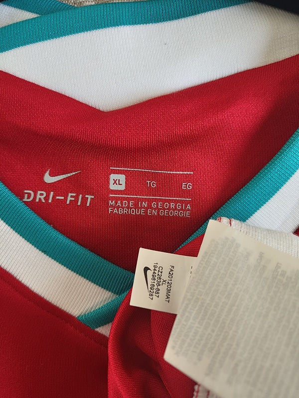 Liverpool FC Home Football Shirt 2020-2021 #11 Salah