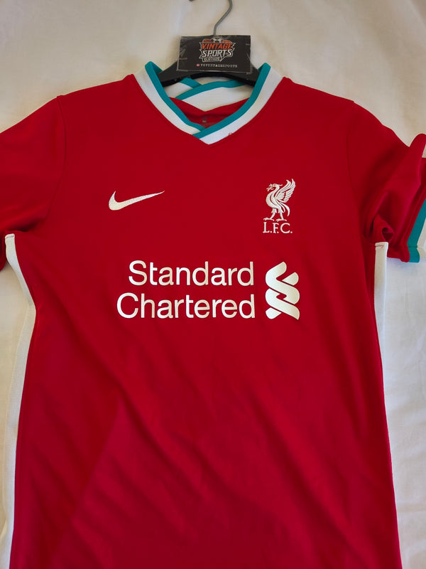 Liverpool FC Home Football Shirt 2020-2021 (Youths) 4 Virgil