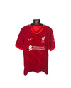 Liverpool FC Home Football Shirt 2021-2022 (S) #11 Salah