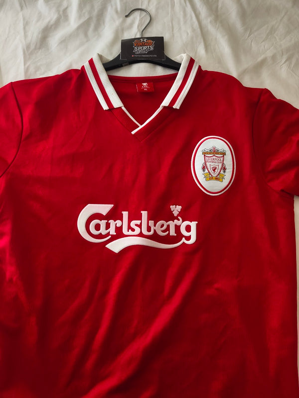 Liverpool FC Official Home Football Shirt 1996-1998 (XL)