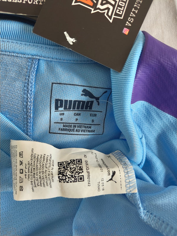 Manchester City 125 Years Home Football Shirt 2019-2020 (S) 10 Kun Aguero