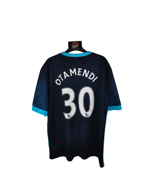 Manchester City Away Football Shirt 2015-2016 (XL) #30 Otamendi