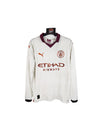 Manchester City Lomg Sleeve Away Football Shirt 2023-2024 (Youths)