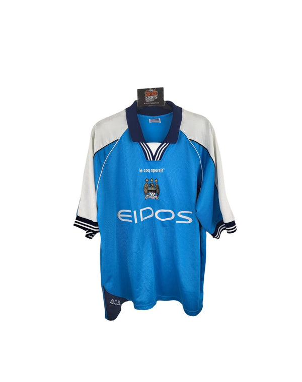 Manchester City Home Football Shirt 1999-2001 (L)