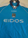 Manchester City Home Football Shirt 1999-2001 (L)