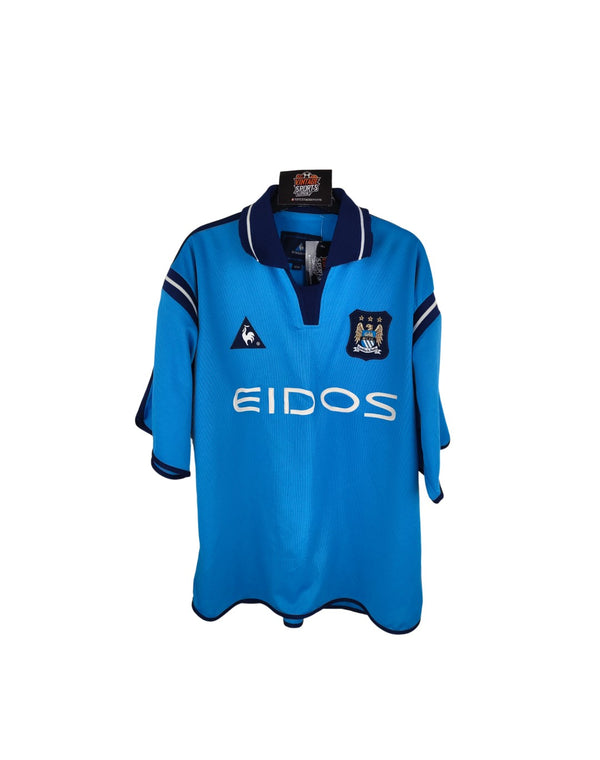 Manchester City Home Football Shirt 2001-2002 (L)