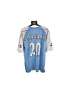 Manchester City Home Football Shirt 2006-2007 (L) #20 McManaman