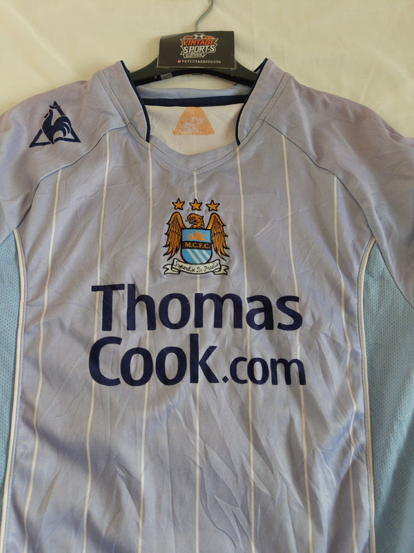 Manchester City Home Football Shirt 2007-2008 (M)
