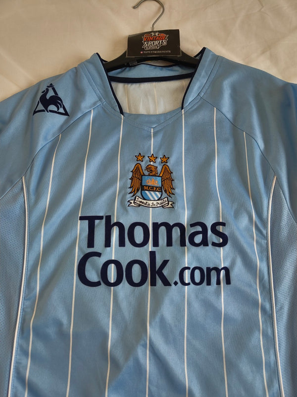 Manchester City Home Football Shirt 2007-2008 (M)
