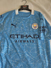 Manchester City Home Football Shirt 2020-2021 (M)