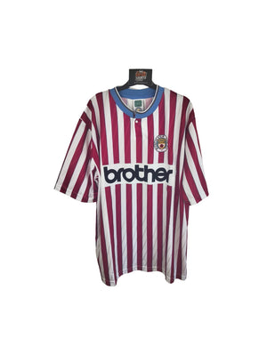 Manchester City Official Retro Away Football Shirt 1988-1989 (XL)