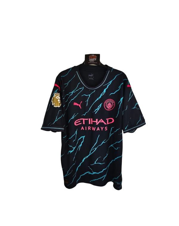 Manchester City Third Football Shirt 2023-2024 (XL) 10 Grealish
