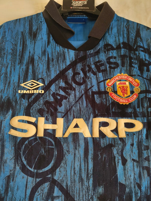 Manchester United Away Football Shirt 1992-1993 (L)