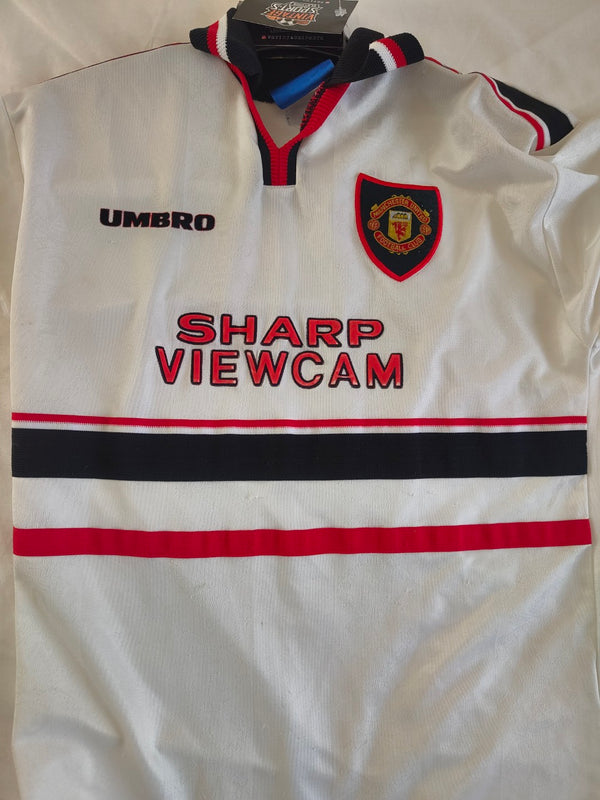 Manchester United Away Football Shirt 1997-1999 (Youths)