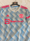 Manchester United Away Football Shirt 2021-2022 (XL) 18 Bruno Fernandes