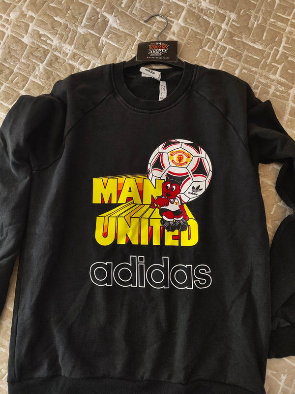 Manchester United Football Sweatshirt 2022 Adidas Originals (S)