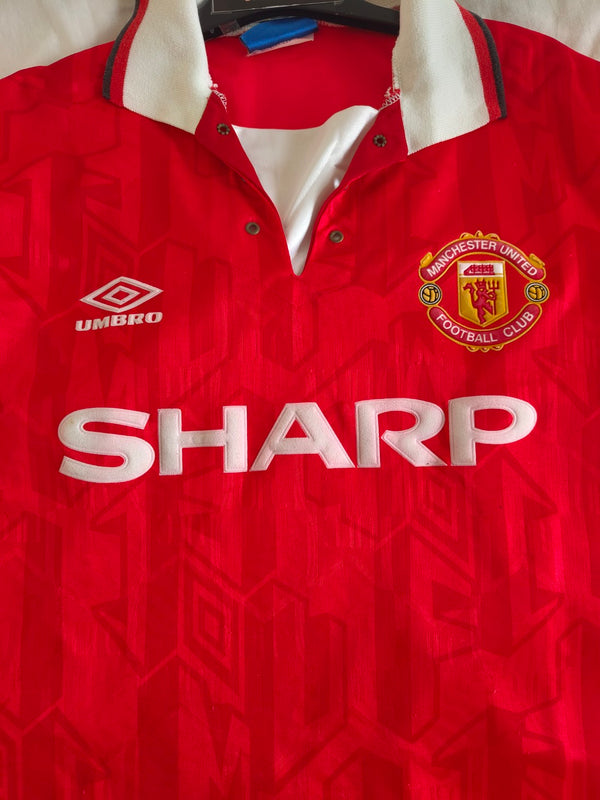 Manchester United Home Football Shirt 1992-1994 (L)