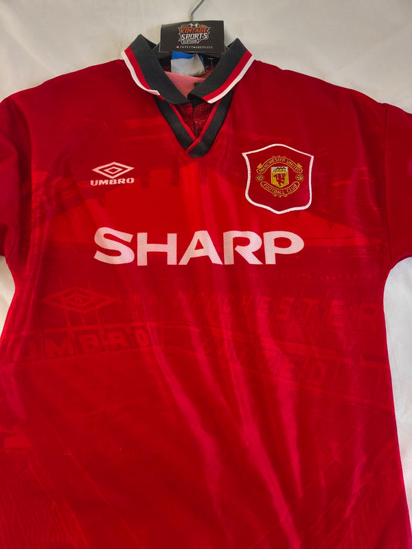 Manchester United Home Football Shirt 1994-1996 (Youths)