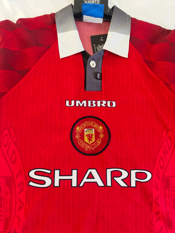 Manchester United Home Football Shirt 1996-1998 (Youths)