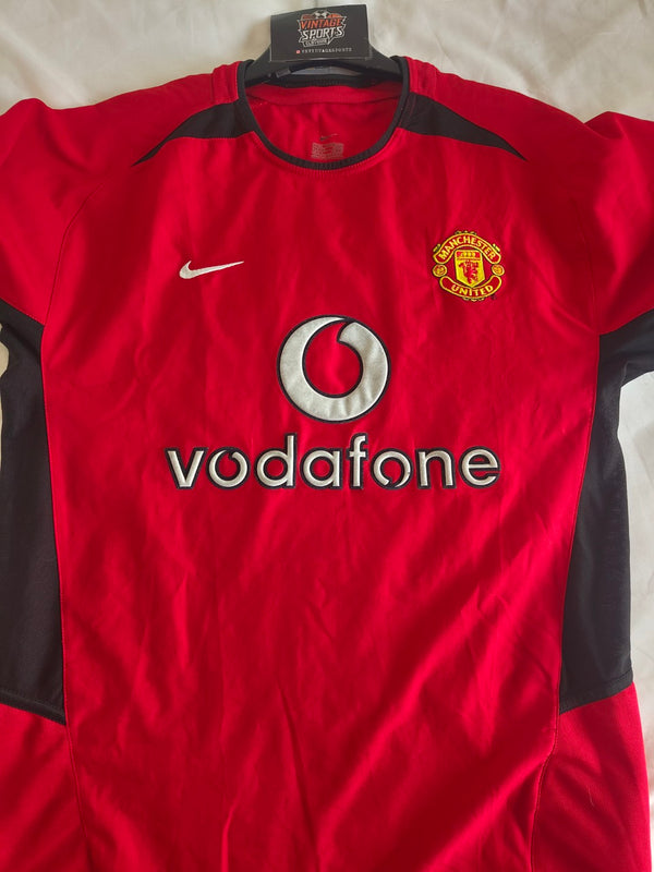 Manchester United Home Football Shirt 2002-2003 (S) 10 Van Nistelrooy
