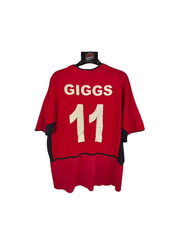 Manchester United Home Football Shirt 2002-2004 (M) 11 Giggs