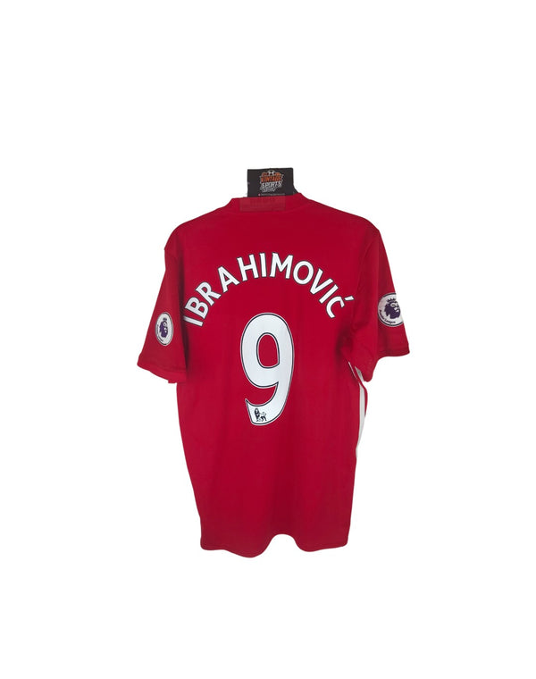 Manchester United Home Football Shirt 2016-2017 (S) 9 Ibrahimovic