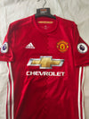 Manchester United Home Football Shirt 2016-2017 (S) 9 Ibrahimovic