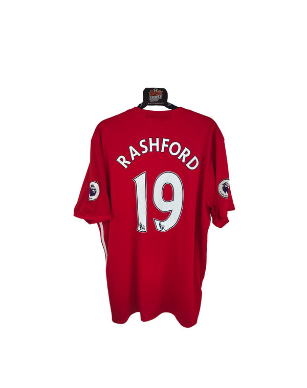 Manchester United Home Football Shirt 2016-2017 (XL) 19 Rashford