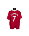 Manchester United Home Football Shirt 2021-2022 (L) #7 Ronaldo