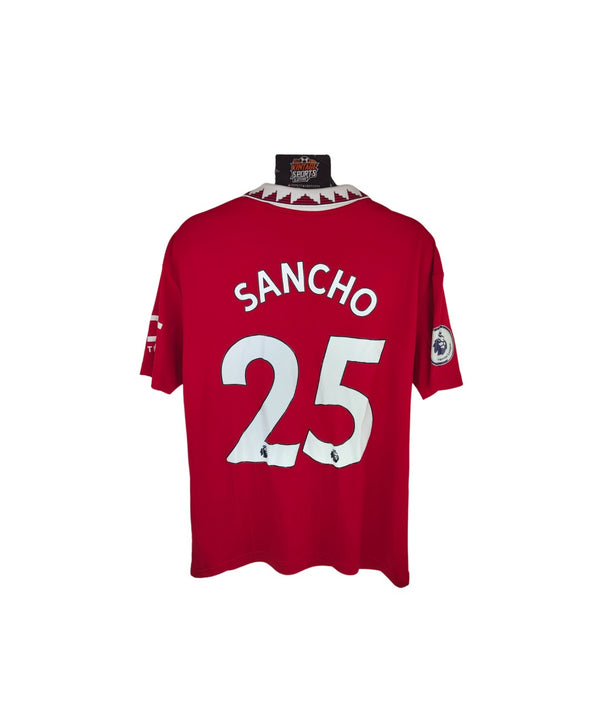 Manchester United Home Football Shirt 2022-2023 (Youths) 25 Sancho