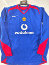 Manchester United Long Sleeve Away Football Shirt 2006-2007 (Youths)