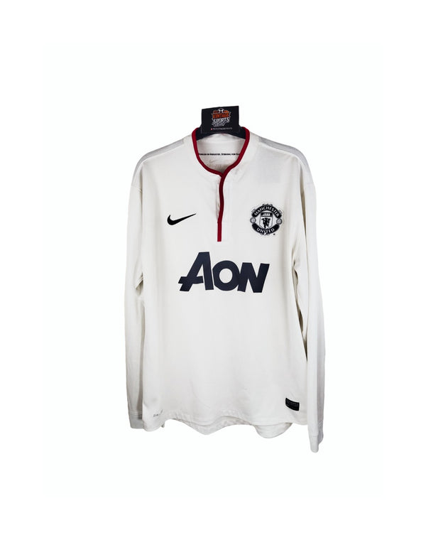 Manchester United Long Sleeve Away Football Shirt 2012-2014 (L)