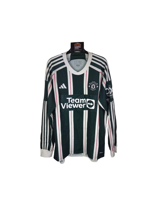 Manchester United Long Sleeve Away Football Shirt 2023-2024 (L)