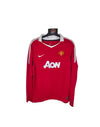 Manchester United Long Sleeve Home Football Shirt 2010-2011 (Youths)