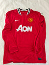 Manchester United Long Sleeve Home Football Shirt 2011-2012 (L)