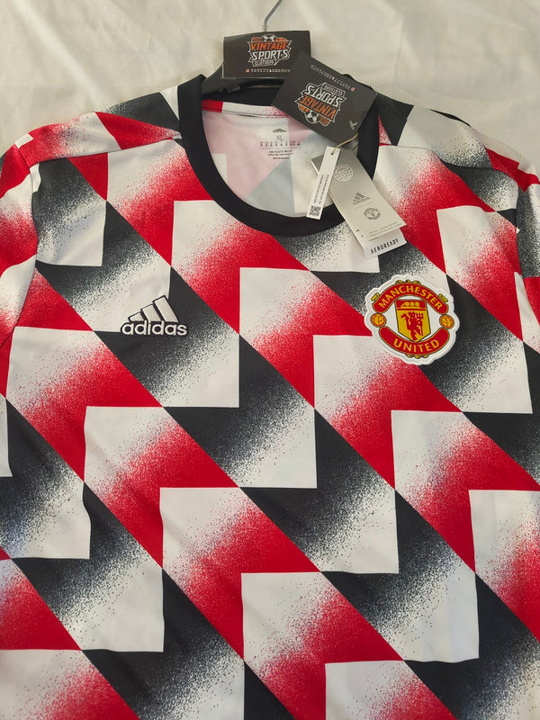 NEW Manchester United Pre-match Training Football Shirt 2022-2023 (XL)