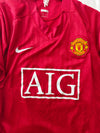 Manchester United  Home Football Shirt 2007-2009 (M)