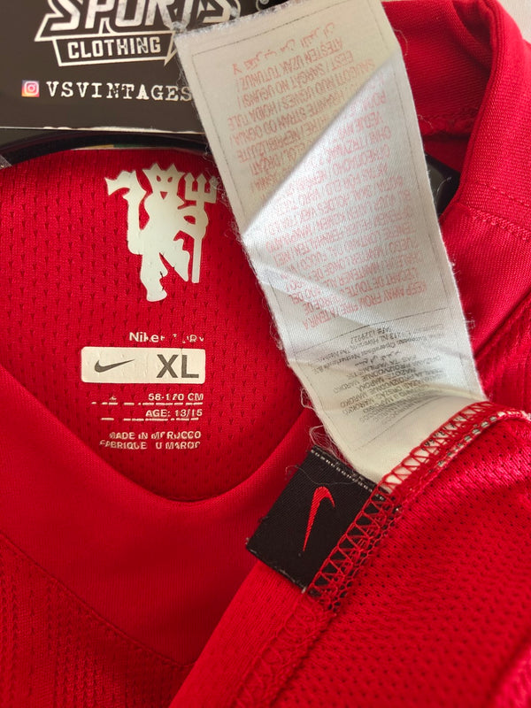 Manchester United Home Football Shirt 2007-2009 (Youths)