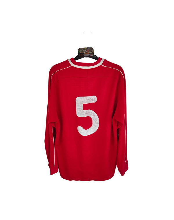 Matchworn Aberdeen FC Long Sleeve Home Football Shirt 2002-2003 (M) 5