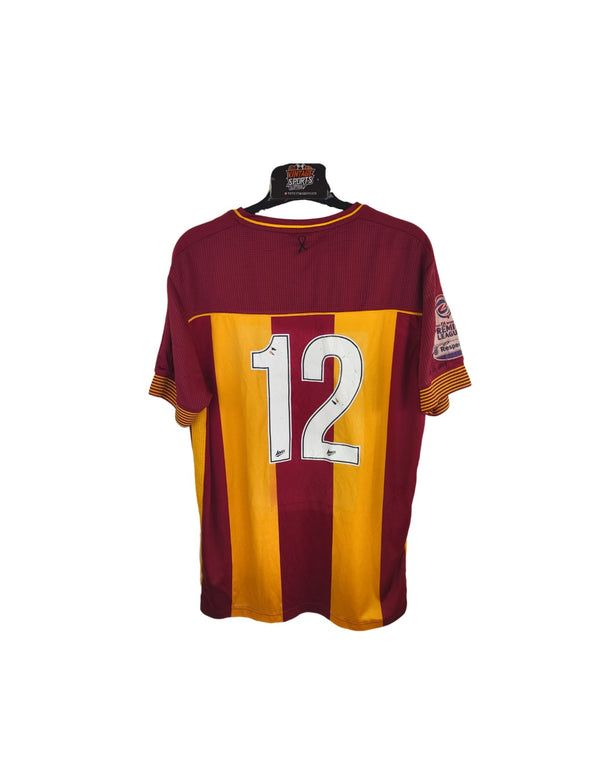 Matchworn Bradford City Womens Team Home Football Shirt 2019-2020 (M) 12