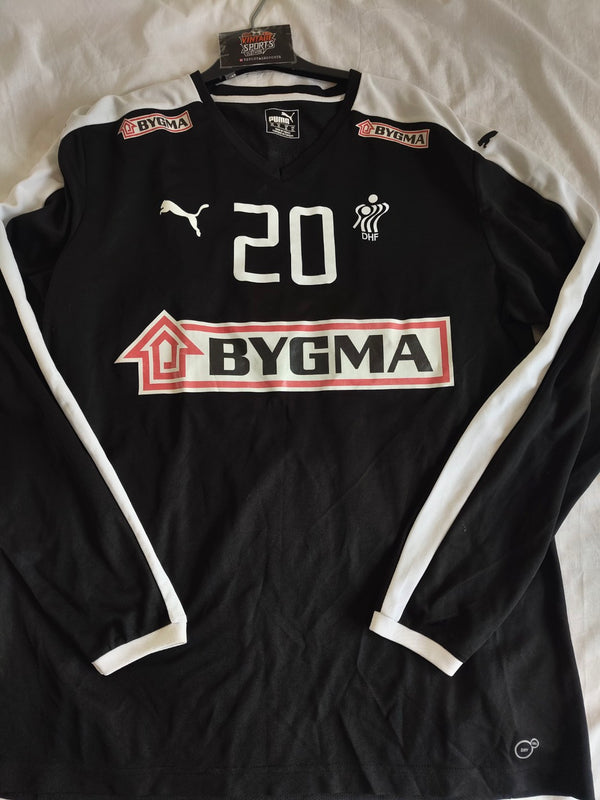 Matchworn Denmark U17 Goalkeeper Handball Shirt 2016-2017 (XL) 20 Hummelmose