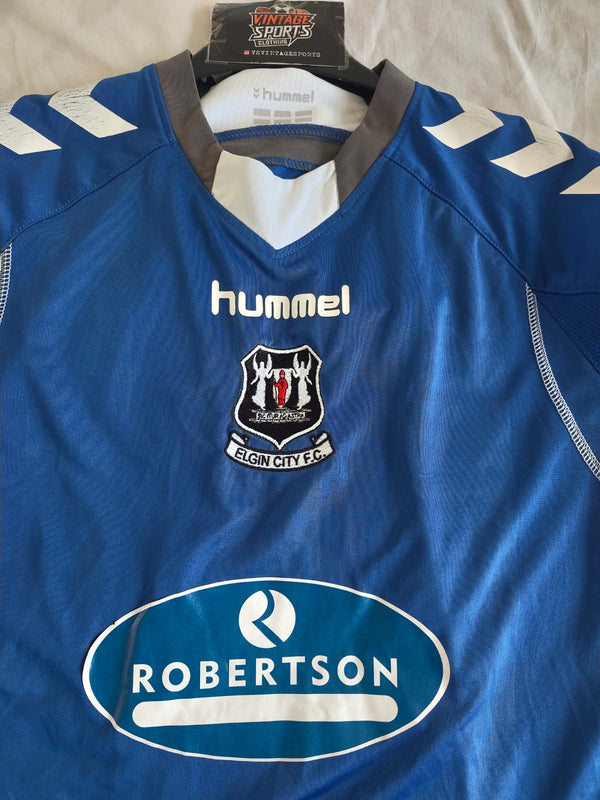 Matchworn Elgin City FC Away Football Shirt 2011-2012 (S) 7