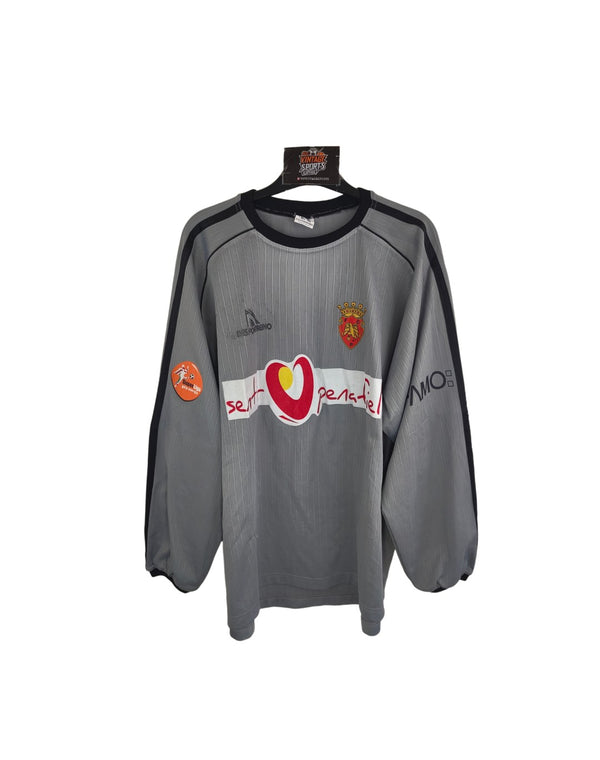 Matchworn FC Penafiel Goalkeeper Football Shirt 2003-2004 (XL) #24 Nuno Santos