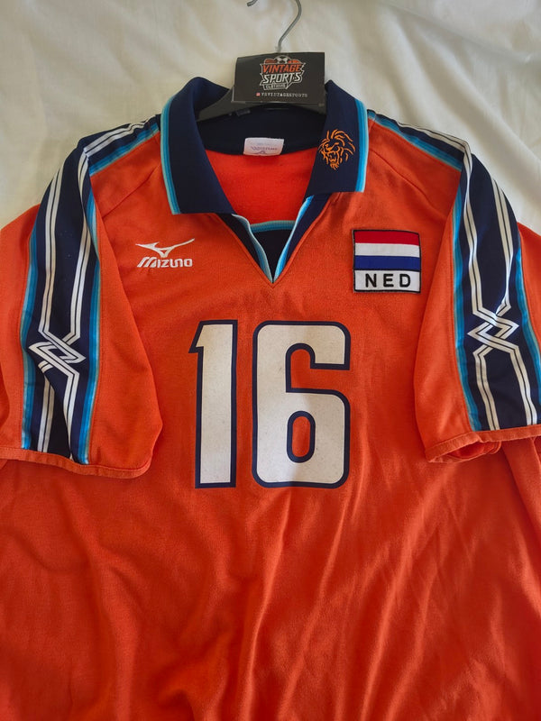 Matchworn Holland Home Volleyball Shirt 2000s (XL) #16